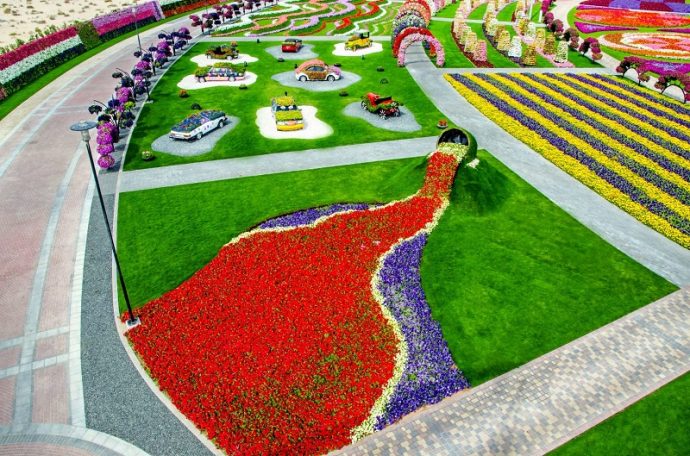 Парк цветов в Дубае, ОАЭ