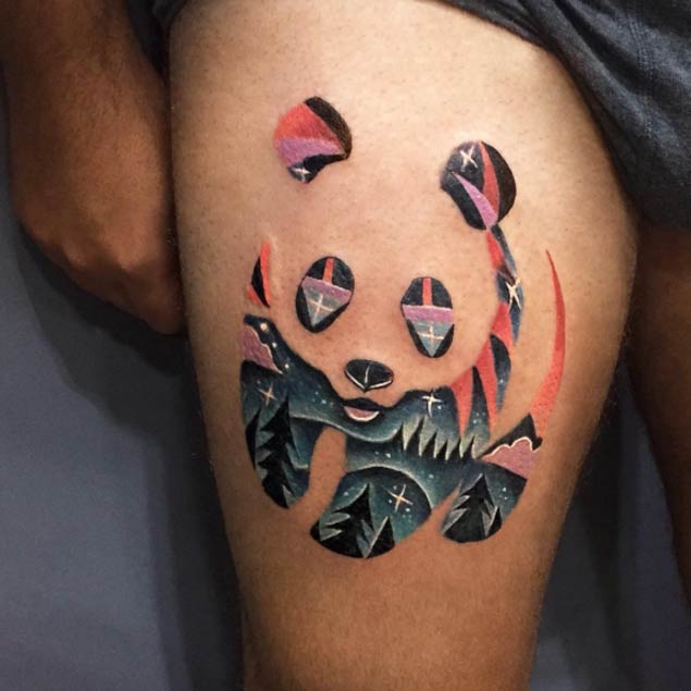 panda tattoos рис 3