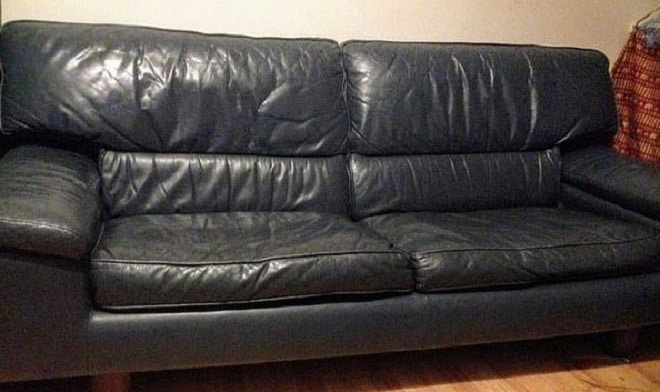 Черный диван